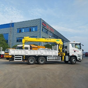 Grue télescopique montée sur camion FAW 12 tonnes 6x4, grue mobile hydraulique à vendre - Product Image 1