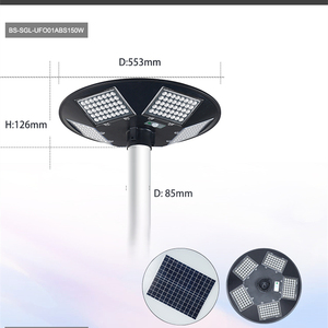 무릎 높은 품질 중국 500W Solarcell Sola Led Ufo 태양 거리 조명 도로 정원 - Product Image 2