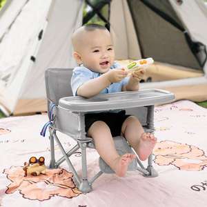 <span class=keywords><strong>Chaise</strong></span> <span class=keywords><strong>haute</strong></span> multifonctionnelle portable pour bébé, en plastique écologique, sécurité avant tout, siège pliable pour la maison, cuisine, chambre à coucher, enfants - Product Image 6