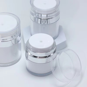 15/30/50g Airless Pump <b>Jar</b> <b>Empty</b> Acrylic Cream Bottle Refillable Cosmetic Easy to Use Container Portable Travel Makeup Tools - Product Image 6