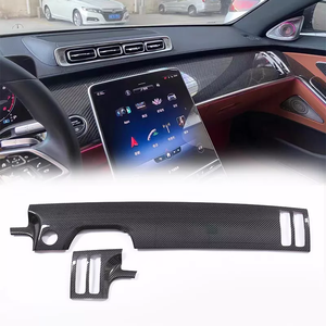 Panel Interior de fibra de carbono para salpicadero de coche, consola de conducción para Mercedes Benz W223 AMG S400L S450L <span class=keywords><strong>Maybach</strong></span> <span class=keywords><strong>S480</strong></span>, tienda de salida - Product Image 3