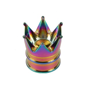 Tapas de Válvula de Neumático Crown, Universales para Coche, Motocicleta, Bicicleta, Multicolores, Juego de 4 Piezas - Product Image 4