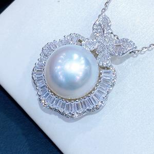 Colgantes de Perlas Naturales de 14-15 mm al por Mayor, Forma con Pequeñas Imperfecciones, Hebilla Universal de 18K - Forma con Pequeñas Imperfecciones, Hebilla Universal de 18K - Product Image 2