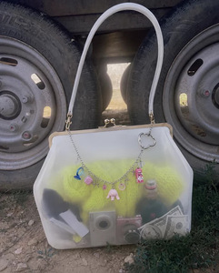 Factory Wholesale PVC Waterproof Jelly Buckle Bag Women Candy Color Handbag Large Capacity Shoulder Underarm Bag Summer <strong>Beachbag</strong> - Product Image 6