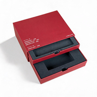 Boîte à tiroirs double couche en carton pour étui de téléphone, écouteurs Bluetooth, accessoires mobiles, boîte en papier créative de luxe personnalisée
