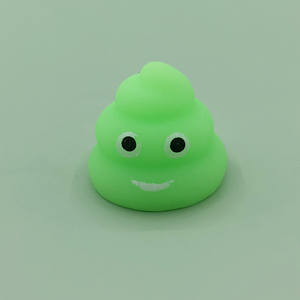 Jouet anti-stress Mochi en TPR en forme de caca, coloré, mignon, mini, avec expressions amusantes, pour la décompression et la libération de la pression - Product Image 5