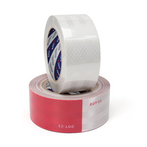 Cường độ cao Prismatic băng dính không thấm nước bền vật nuôi ủng hộ độ bám dính mạnh mẽ cảnh báo an toàn đánh dấu băng phản quang - Product Image 3