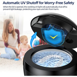 Nouveau produit : Nettoyeur dentaire électrique ultrasonique 45 kHz <span class=keywords><strong>pour</strong></span> protège-dents, avec 4 modes et capacité de 200 ml - Product Image 6