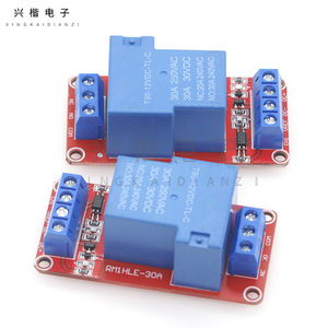 RM1HLE-30A โมดูลรีเลย์ 30A 250VAC 30VDC ขั้วต่อสกรูรีเลย์ระบบเครื่องกลไฟฟ้า 5V 12V อินพุต - Product Image 1