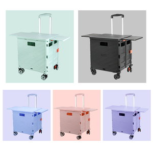 Carrito de compras BAOYU <span class=keywords><strong>Carrefour</strong></span>, carrito de compras de plástico, carrito plegable, carritos de compras y carros - Product Image 3