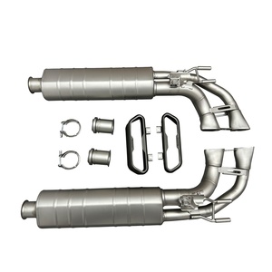 Échappement en acier inoxydable 304 style AK pour Mercedes Benz Classe G W464 AMG G63 G500 2018-2023 - Product Image 1