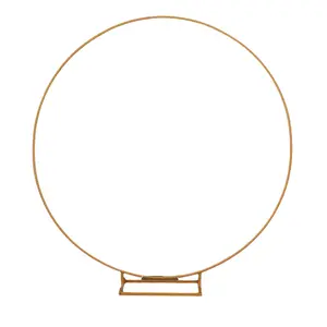 Arche en fer forgé pour mariage 2M, support rond en forme de demi-cercle pour fleurs, réglable sur la pelouse extérieure, pour fête d'anniversaire