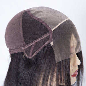 맞춤형 내추럴 블랙 컬러 유럽산 레미 헤어 풀 레이스 가발 (5*5 모노 탑, 1인치 HD 레이스, 글루리스, 더블 드로운, 롱 가발) - Product Image 1