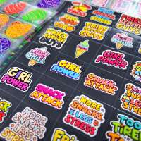 Nuove Pellicole UV DTF Kiss Cut per Bicchieri o Qualsiasi Superficie Rigida, Design Cartoon Carini, Stampa Transfer PET Durevole