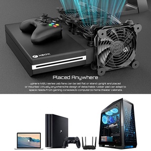 <span class=keywords><strong>Ventilateur</strong></span> de refroidissement pour <span class=keywords><strong>PC</strong></span> <span class=keywords><strong>gamer</strong></span> UpHere 120 mm N12U en plastique avec USB pour PS5 PS4 - Product Image 6