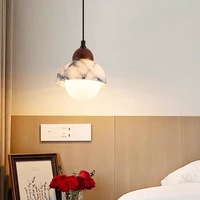 Lampu Gantung Batu Mewah Minimalis, Lampu Hias High-End untuk Kamar Tidur, Ruang Tamu, Pintu Masuk, Ruang Makan, Bar, Pulau Dapur