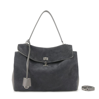 Sac fourre-tout à bandoulière pour femme, personnalisé, en gros, OEM, design vintage de luxe, en cuir suédé givré, souple, durable, grande capacité
