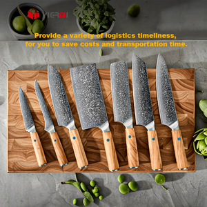 Cuchillo de deshuesado de filete de acero de alto carbono moderno Vg10, juego de cuchillos de <span class=keywords><strong>Chef</strong></span> de Damasco japonés, Cuchillos de cocina, cuchillo de Damasco - Product Image 6
