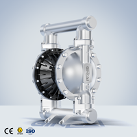 Pompe à diaphragme pneumatique en acier inoxydable GK 2 pouces, pompe à air comprimé, pompe Wildenm pour les eaux usées, l'industrie du diesel