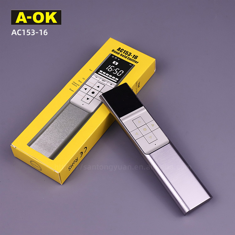 A-OK AC153 1 6 16Electric Curtain <strong>Motor</strong> Hand Transmitter <strong>Remote</strong> <strong>Control</strong> RC AOK RF433.92
