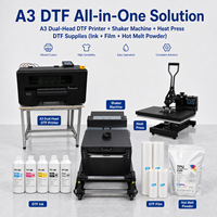 Printer DTF XINMEI A3, Printer Transfer Langsung ke Film untuk Pencetakan Kaos, Mesin Pencetak Pakaian dengan Film PET