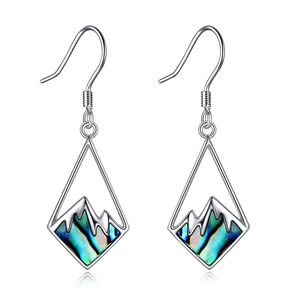 Ensemble de boucles d'oreilles et collier en acier inoxydable avec motif grain de moutarde |   La foi fait déplacer les montagnes Bijoux |   Cadeau chrétien inspirant pour femmes - Product Image 6
