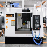 Centre d'usinage vertical économique VMC650, machine de fraisage CNC 3/4/5 axes pour le traitement des moules métalliques