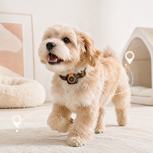 Traceur GPS pour animaux de compagnie sans frais d'<span class=keywords><strong>abonnement</strong></span>, étanche IP65, moniteur de santé pour chiens et chats, faible MOQ, prêt à être expédié DDP - Product Image 3