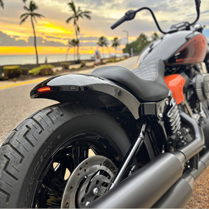 อะไหล่ตกแต่งรถมอเตอร์ไซค์ Softail Street Bob Fat Bob Slim Low Rider Sports <span class=keywords><strong>Glide</strong></span> Heavy Duty รุ่นปี 2018-2024 บังโคลนหลังสั้น ไฟท้าย เบาะนั่งแบบ Bobber - Product Image 3