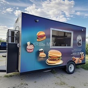 รถพ่วง2025เคลื่อนที่พร้อมอุปกรณ์ครบครันรถเทรลเลอร์ขายอาหารเรียกน้ำย่อยพิซซ่าในครัว - Product Image 3