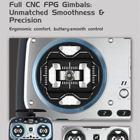 Transmisor Jumper T15Pro Fpg Gimbal Elrs de Código Abierto 2.4G para Carreras Competitivas Fpv Quadcopter Módulo de Control de Aeronaves Rc