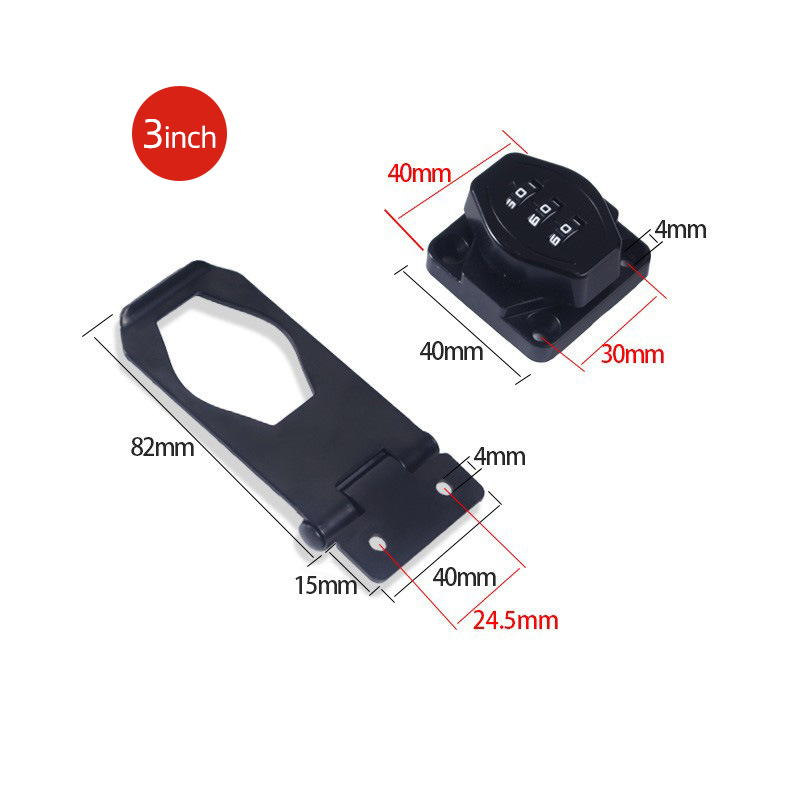 3 inch Black