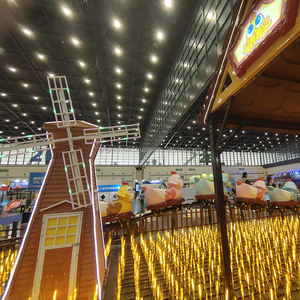 Équipement de parc d'attractions pour enfants, aire de jeux intérieure et extérieure, mini-train sur rail, mini-montagnes russes, circuit de poulets à vendre - Product Image 5