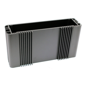 Boîtier électronique en aluminium anodisé <span class=keywords><strong>noir</strong></span>, longueur personnalisée avec panneaux extrémités, 6063mm - Product Image 5