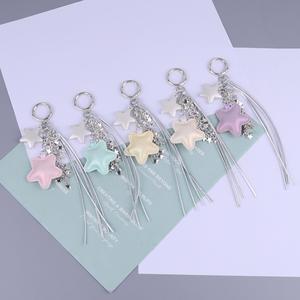 Creative PU Leather Keychain Cute <b>Bag</b> Charm for Couples Fashion Cartoon Pendant <b>Gift</b> for Girls and Partners - Product Image 5