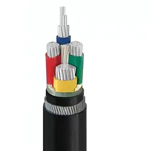 Kabel bawah tanah 0.6/1kv 2xry-J 2xry N2xry kabel baja kabel lapis baja 4X240 4X185 4X120