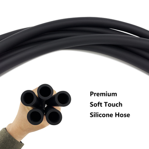 עור פרמיה צינור נרגילה עם צינור סיליקון מגע רך 1.8 מ 'אורך shisia צינור באינטרנט סיטונאי lomint h078 - Product Image 2