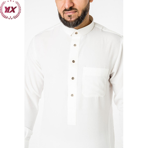 Haramain Arab Vietnam Omani - Thobe de mariage pour hommes musulmans en tissu tendance 2023 - Product Image 5