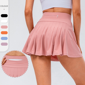 Shorts-jupe de sport plissés doux pour femmes, avec logo personnalisé, haute qualité, pour le golf, l'entraînement, la gym et le tennis - Product Image 6