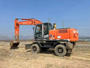 Excavatrice sur pneus Hitachi ZX210W-3, engin de construction ZX210W ZX210W-5 ZX150W ZX160W ZX100WD - Product Image 2