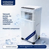 Climatiseur portable sans unité extérieure, double refroidissement et chauffage, sans installation, compact, vertical, avec écran tactile, électrique