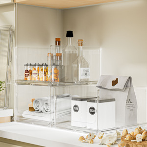 Choice Fun PET Cabinet Stackable Transparent Plastic Multifunctional Storage Clothes <strong>Foldable</strong> Display Box <strong>Foldable</strong> <strong>Shoe</strong> <strong>Rack</strong> - Product Image 6