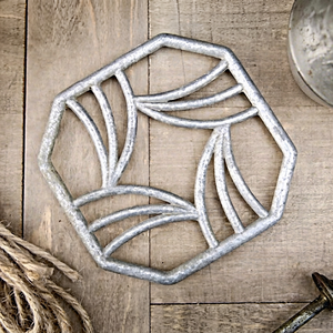 Soporte de Metal de Alta Calidad para Ollas, Hexagonal, Plateado, Resistente al Calor, para Encimeras de Cocina, Compra al por Mayor - Product Image 1