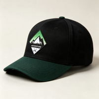 Casquette de baseball décontractée de haute qualité à visière incurvée souple, broderie personnalisée, bicolore, légère, protection UV, pour sports de plein air