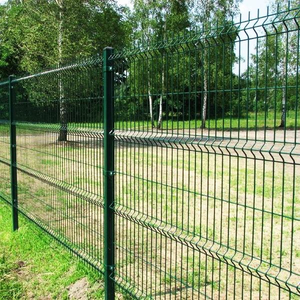 PVC Coated 3D V Bend Welded <b>Wire</b> Fence for <b>Garden</b> fencing - Product Image 3