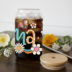 Vaso UV <span class=keywords><strong>de</strong></span> 16oz con diseño DTF <span class=keywords><strong>de</strong></span> <span class=keywords><strong>Amor</strong></span> Materno Brillante para Mujer, Adhesivo Exclusivo <span class=keywords><strong>de</strong></span> Transferencia <span class=keywords><strong>de</strong></span> Logotipo con Ternura - Product Image 3