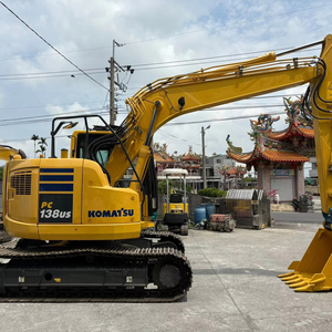 Excavadora Usada Komatsu PC138US de 13.8 Toneladas con Pocas Horas de Trabajo, Motor y Bomba de Alta Potencia, Componentes Hidráulicos en Venta - Product Image 2