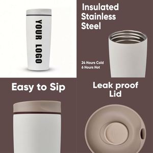 Offre Spéciale – Tasse à Café Personnalisée en Acier Inoxydable, Tasse à Glace, Tasse Thermos avec Couvercle et Paille, Impression Personnalisée avec LOGO - Product Image 4