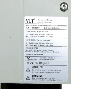 134H6297ไดรฟ์อัตโนมัติ VLT ระดับมืออาชีพรุ่น FC-302/FC-302N110T5E20H2BGCXXXSXXXXAXBXCXRXXDX มีสินค้าในคลัง - Product Image 6