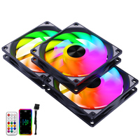 Ventilateur de boîtier PC SNOWMAN AK120 6PIN 120mm RGB en aluminium, dissipateur thermique, 12V DC, 15-35dBA, silencieux, 1200RPM, ventilateur de refroidissement pour jeux